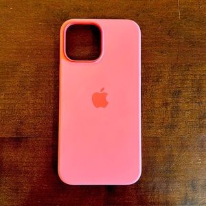 Apple Silicone iPhone 13 Pro Max - Pink Pomelo (MagSafe)
